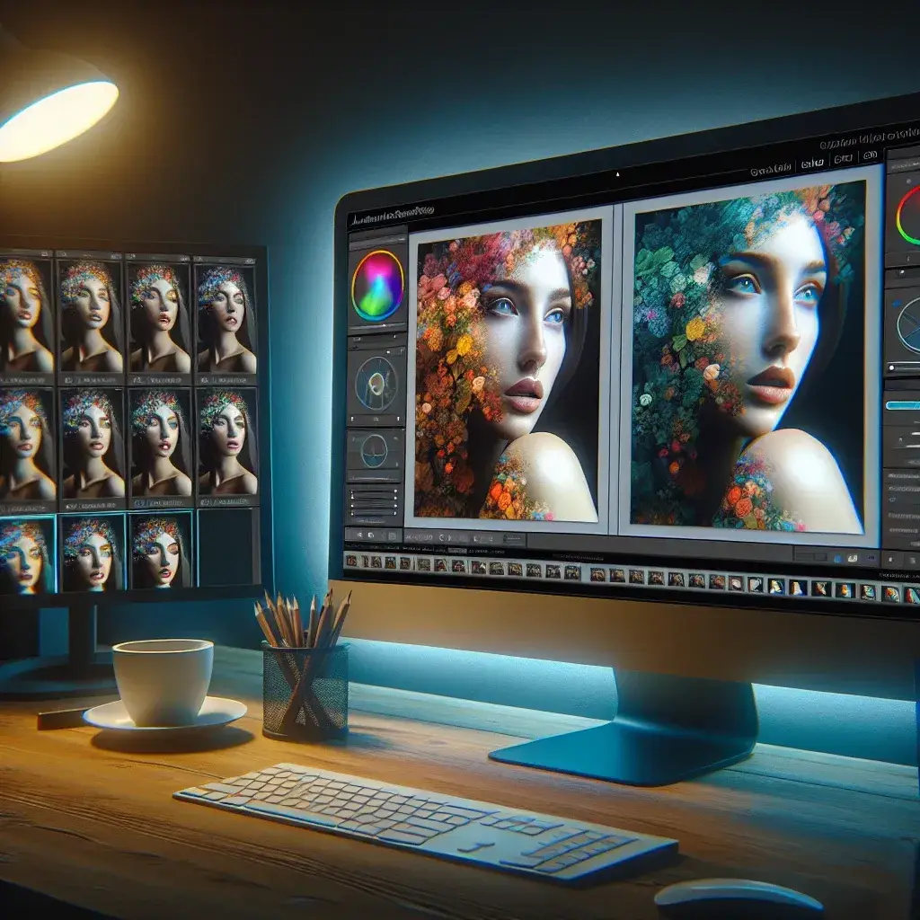 "Enhanced automatic subject masking feature in Adobe Lightroom AI showcasing a vibrant landscape with a clearly defined subject, illustrating improved editing capabilities for photographers."